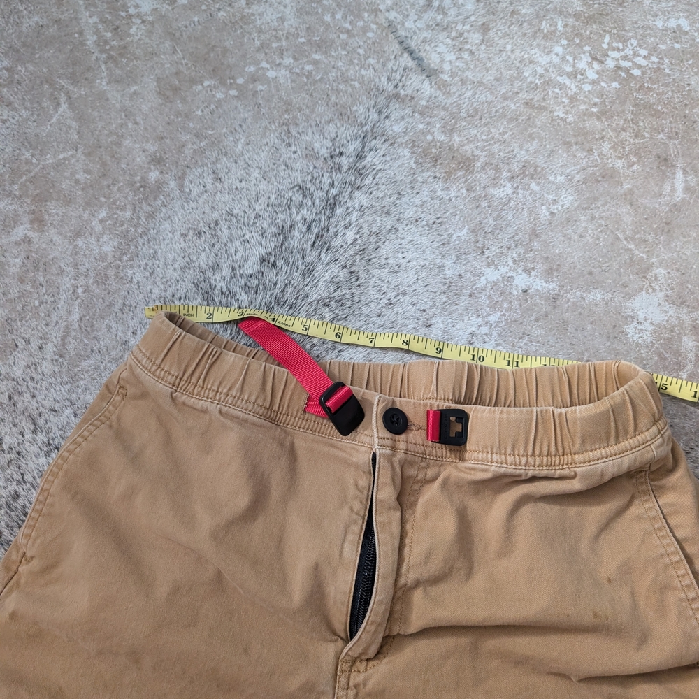 Topo Designs Mountain Shorts In Khaki - Picture 3 of 5